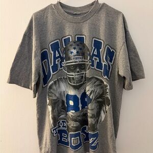 Dallas The Boyz Graphic Tee - Gray & Blue